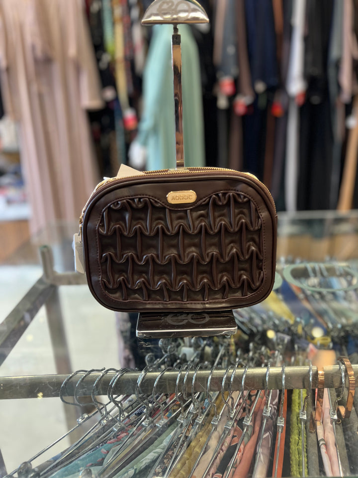 FANCY HAND BAG - BH16/BROWN/