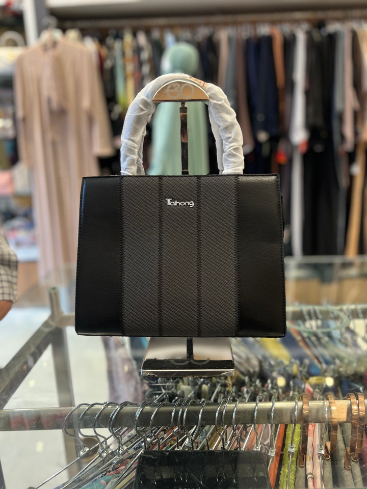 FANCY HAND BAG - BH08/BLACK/