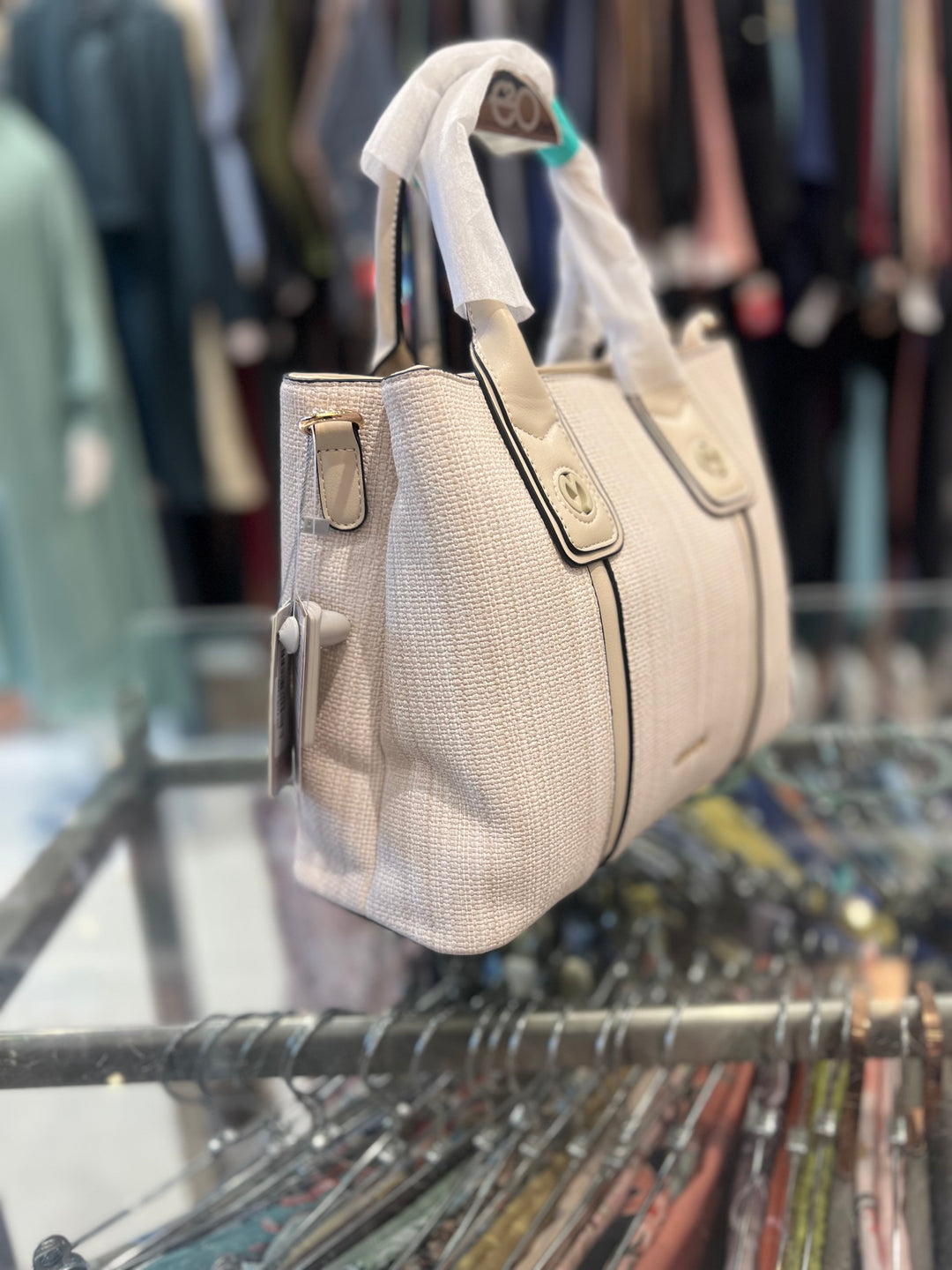 HAND BAG - BH02/OFF WHITE/