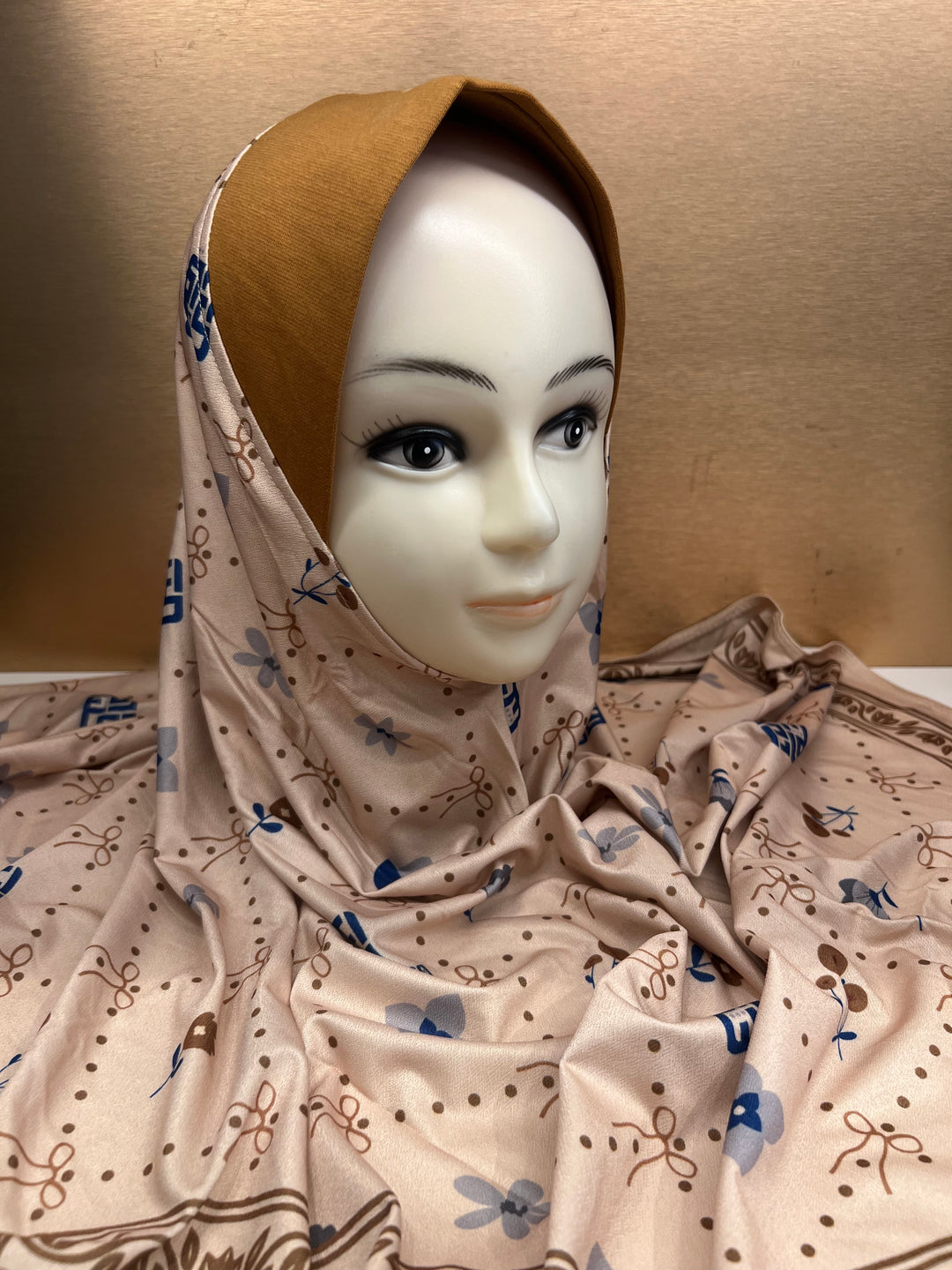 MALAYSIAN HIJAB Ready to Wear Super Hit PRINTED LYCRA Soft Fabric Pin-less plain Hijabs- BJ010