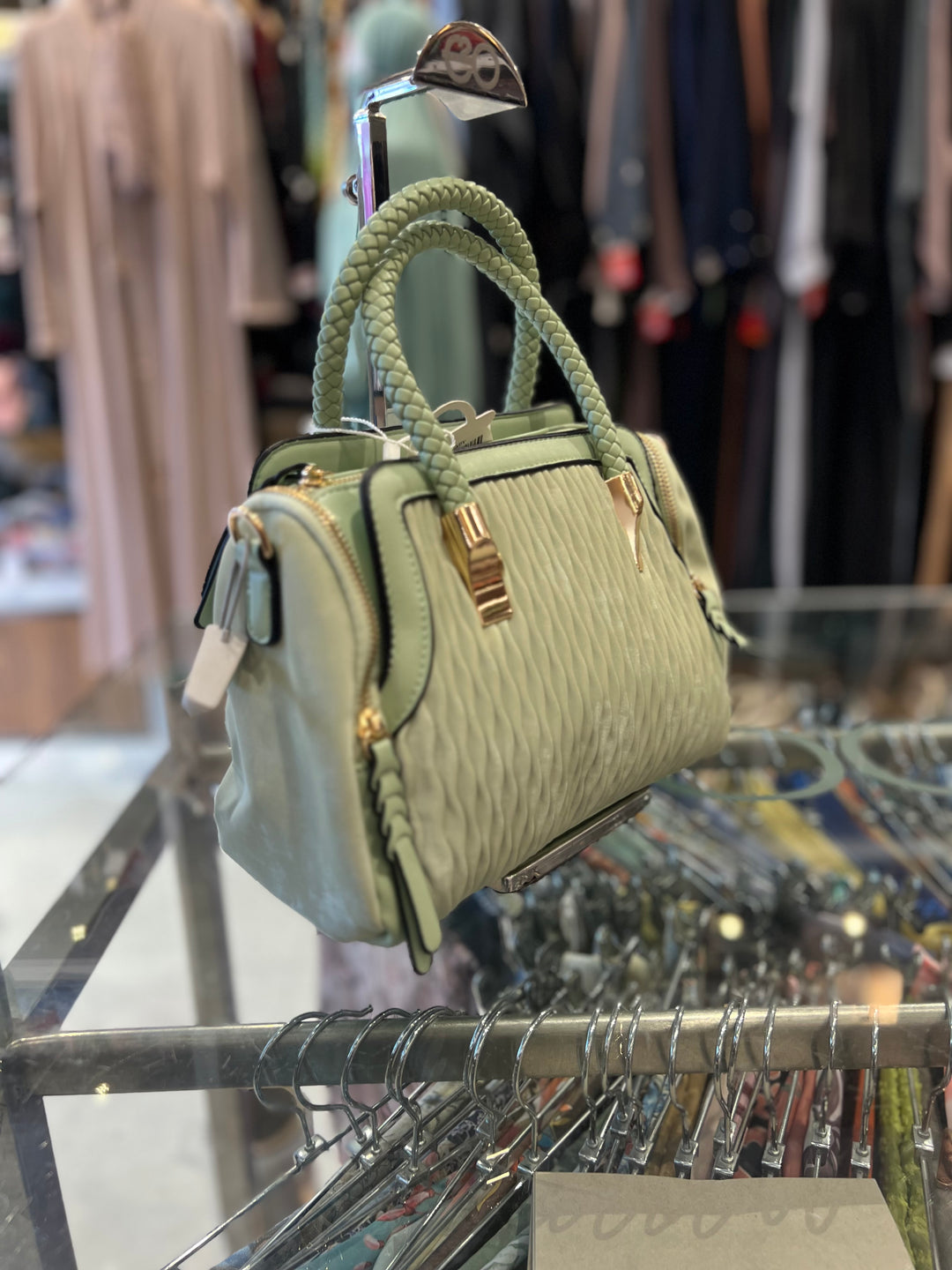 HAND BAG - BH05/PISTA GREEN/