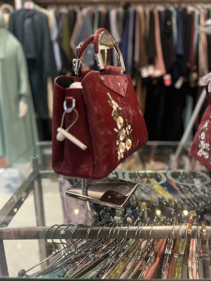 HAND BAG - BH10/MAROON/