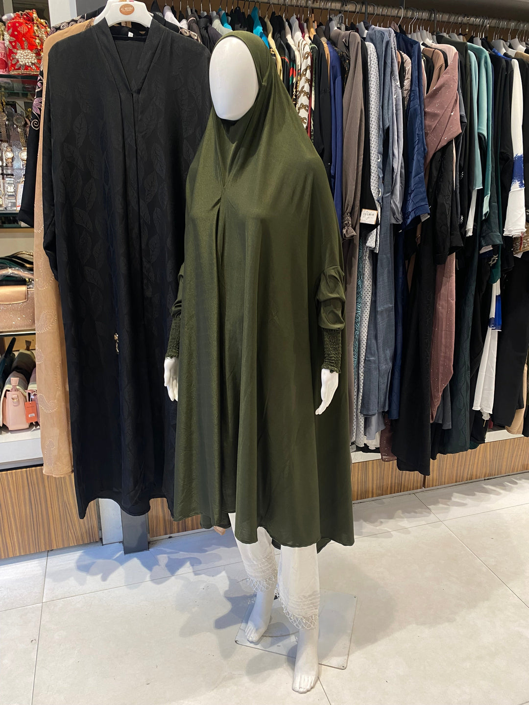 RAMZAN NAMAZ (FULL LENGHT) JILBABS KHIMAR (70’ INCHES) -F6006(HIT COLOURS RESTOCKED)TOCKED)