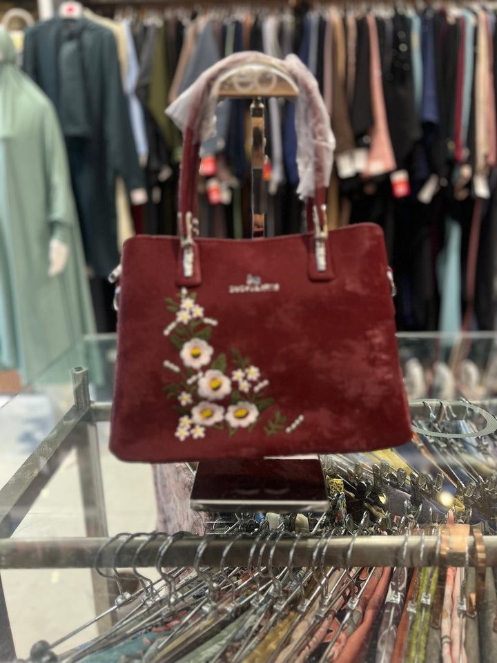 HAND BAG - BH10/MAROON/