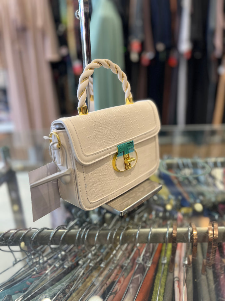 FANCY HAND BAG - BH11/WHITE/