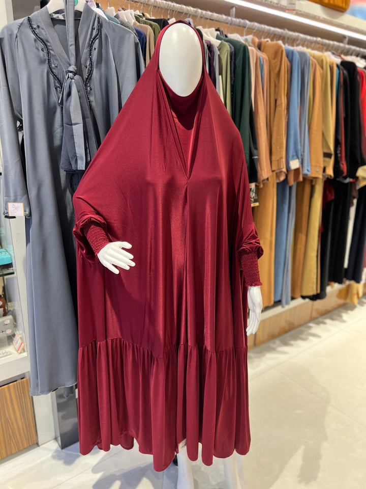 RAMZAN NAMAZ (FULL LENGHT) JILBABS KHIMAR (70’ INCHES) -F6006(HIT COLOURS RESTOCKED)