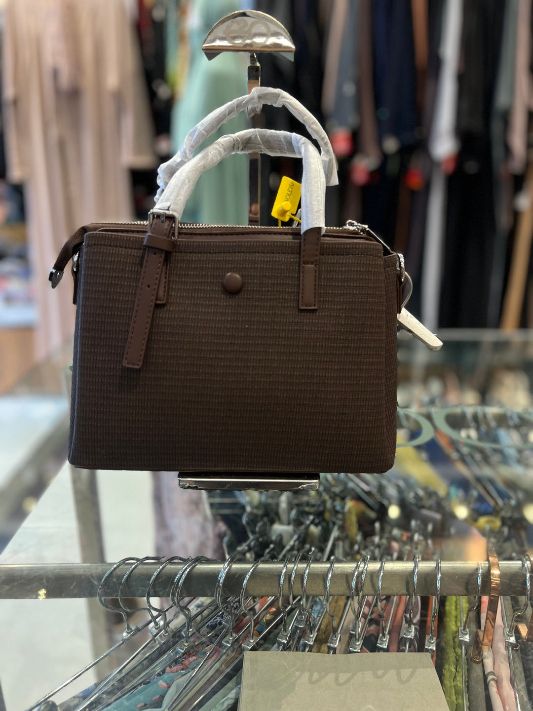 HAND BAG - BH15/DARK BROWN /