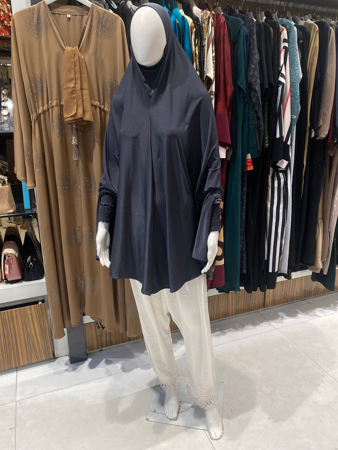 RAMZAN LONG NAMAZ JILBAB HIJABS (NEW COLOURS) (50 INCH) -F5005/FSR