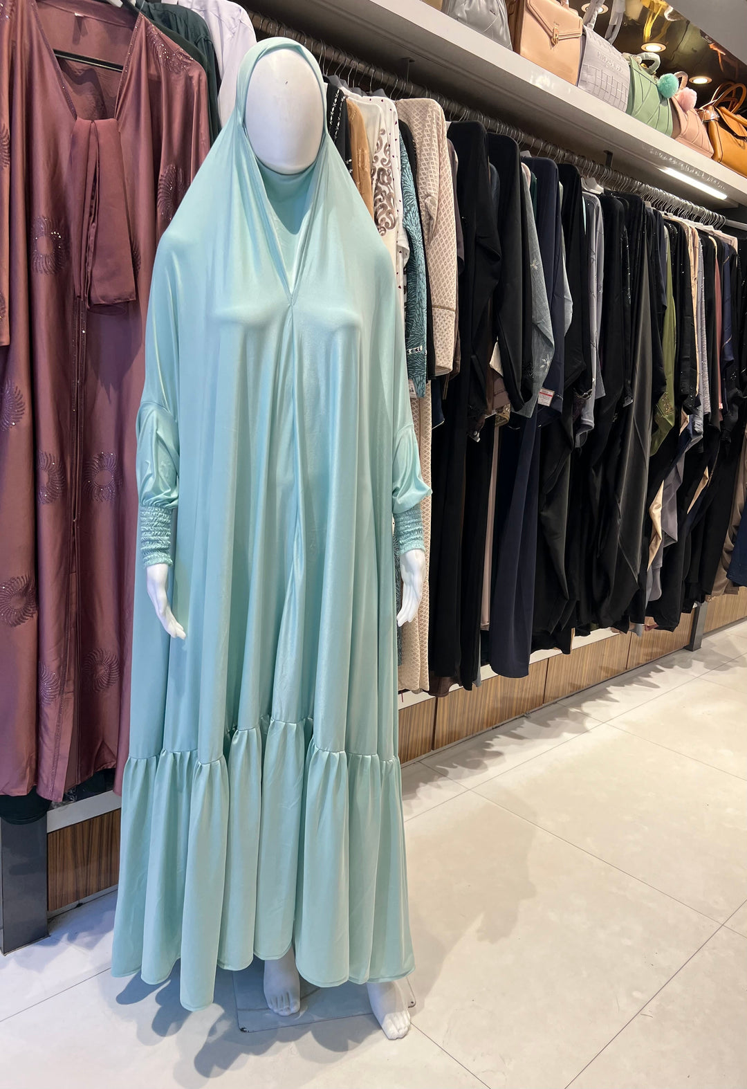 RAMZAN NAMAZ (FULL LENGHT) JILBABS KHIMAR (70’ INCHES) -F6006(HIT COLOURS RESTOCKED)
