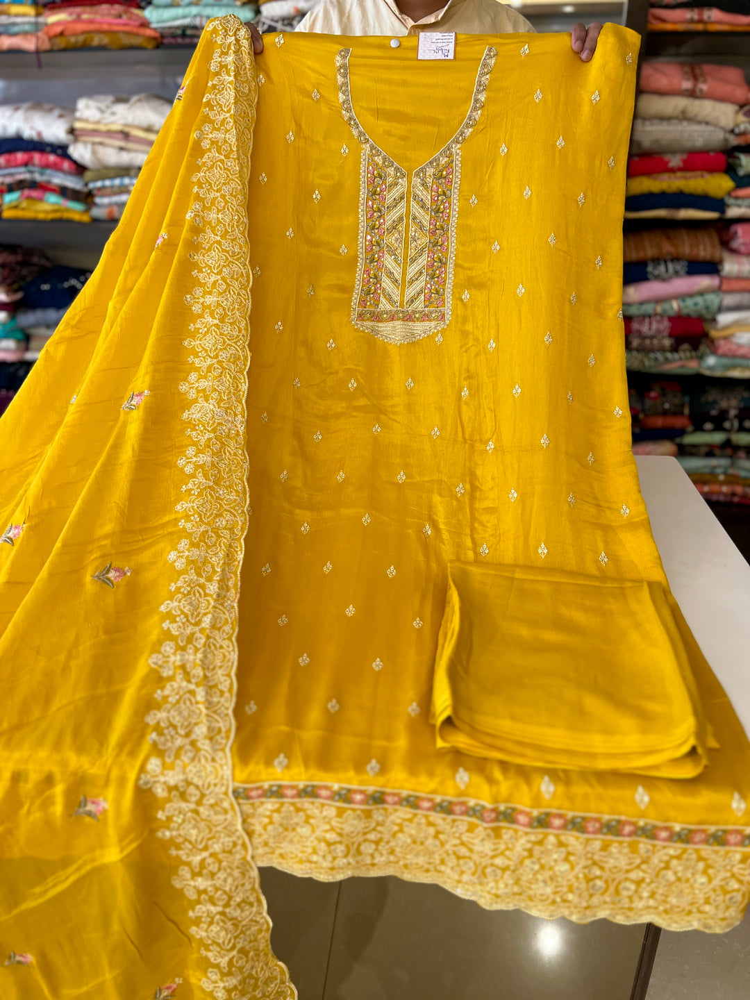 chandni emb unstitched-bt43