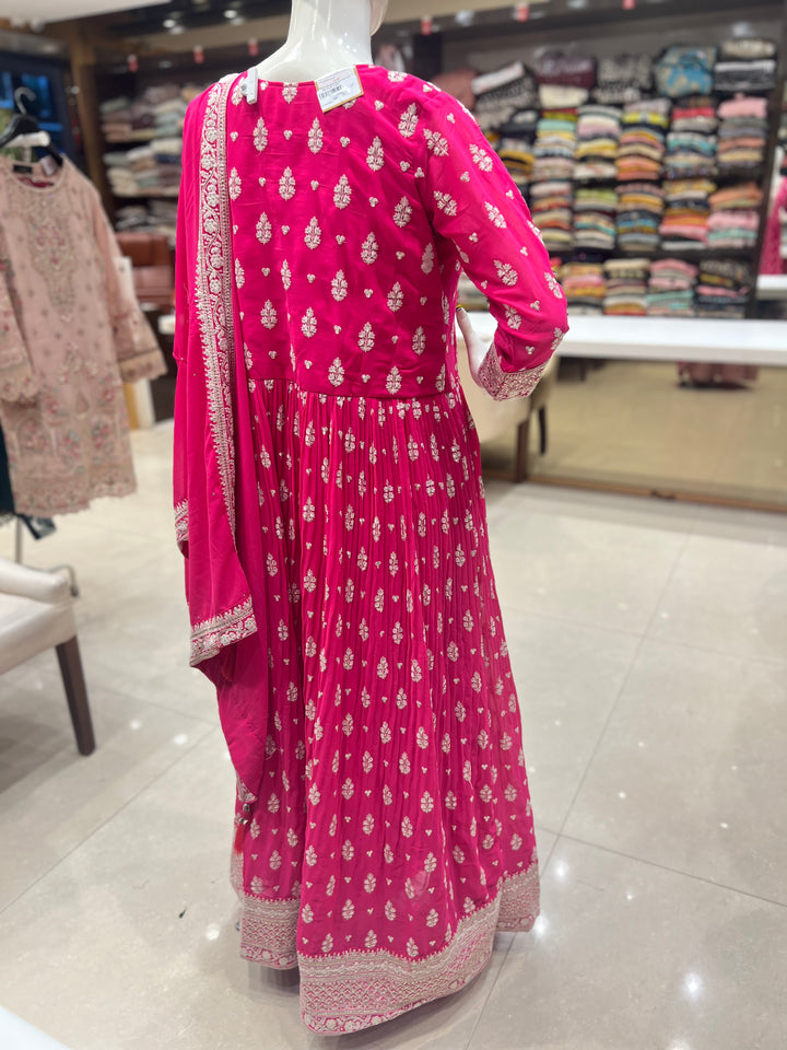 Gown - rani pink