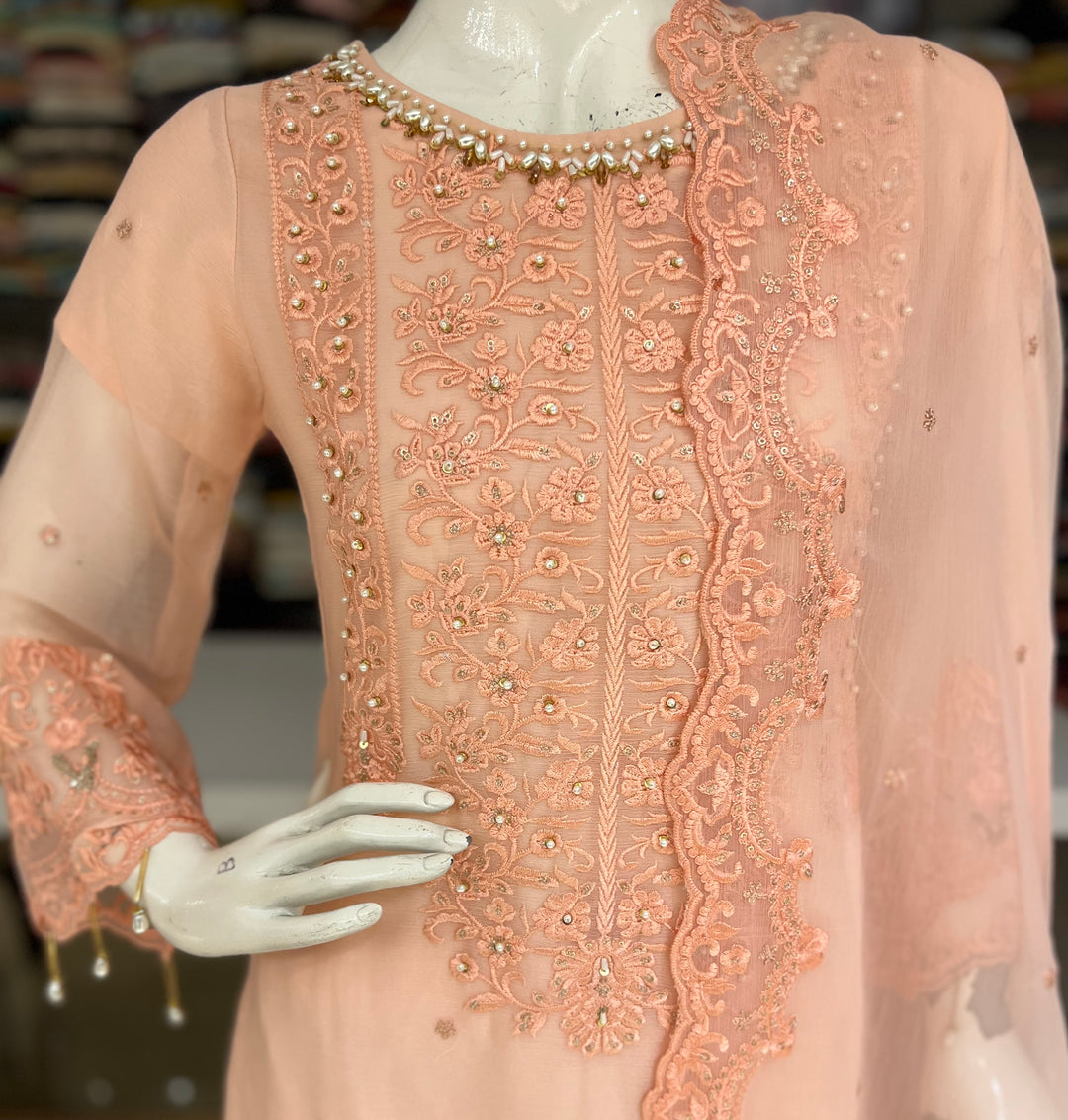 FIZA DESIGNER THREAD & MOTI WORK SUIT- K7253