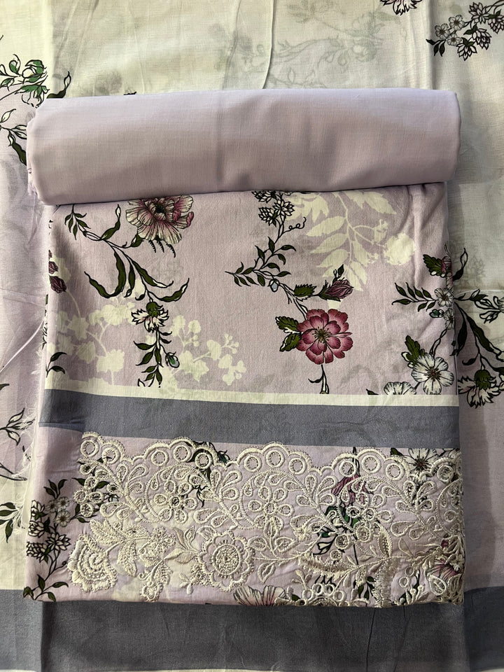PAKISTANI ORIGINAL KHADI LAWN UNSTITCHED MATERIAL- SRH001