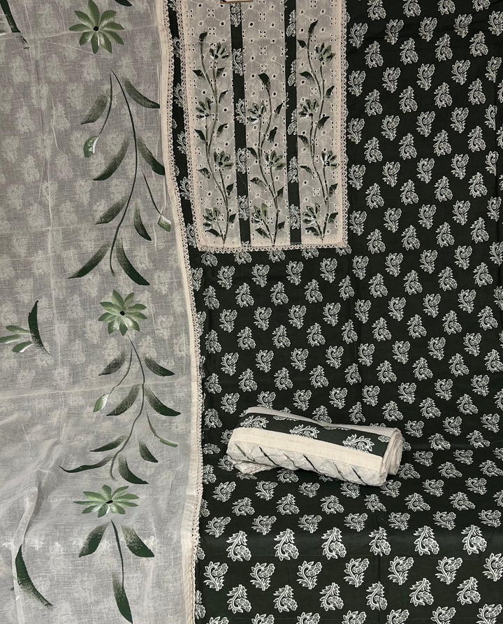 DESIGNER UNSTITCHED DRESS MATERIAL - BTMF33