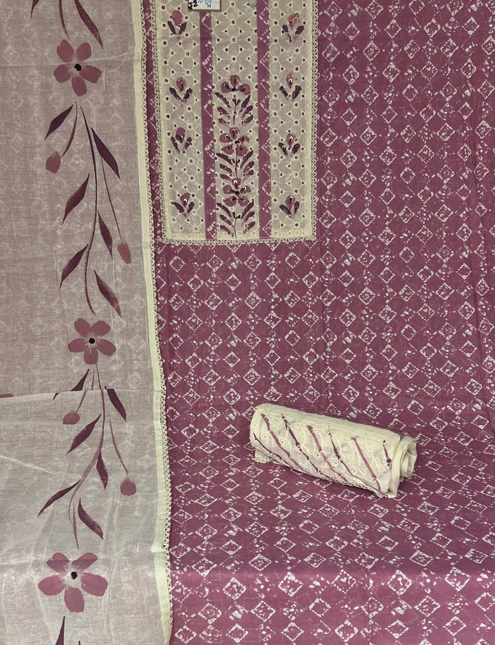 DESIGNER UNSTITCHED DRESS MATERIAL - BTMF33