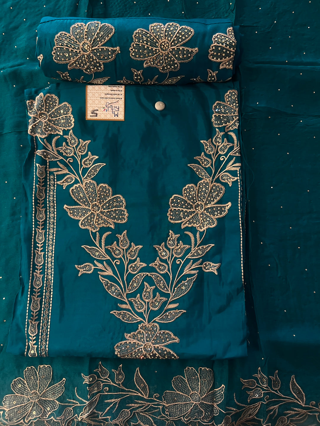 DESIGNER UNSTITCHED DRESS MATERIAL - BTMG05