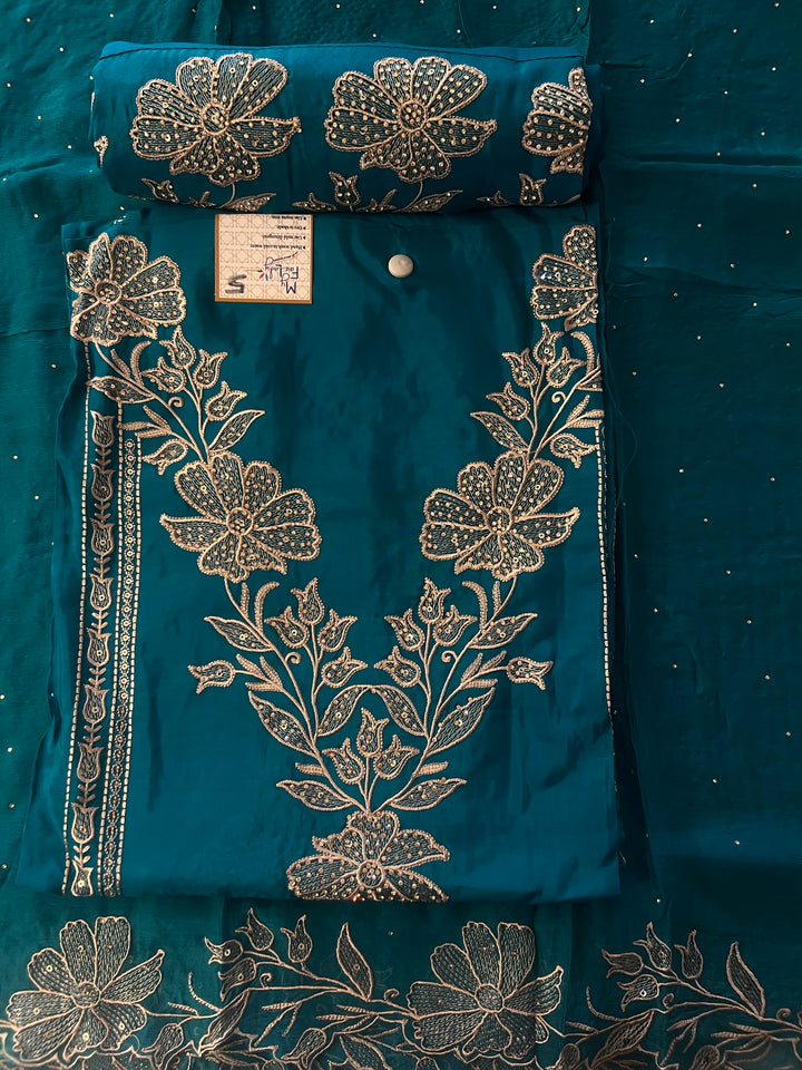 DESIGNER UNSTITCHED DRESS MATERIAL - BTMG05