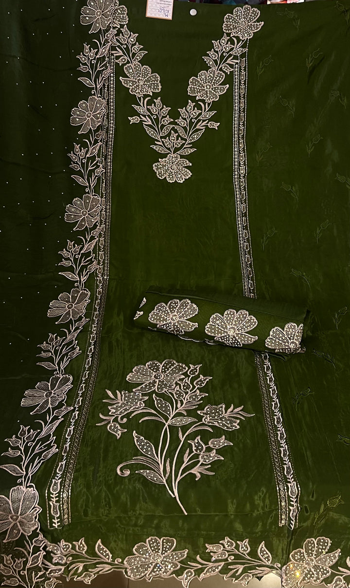 DESIGNER UNSTITCHED DRESS MATERIAL - BTMG05