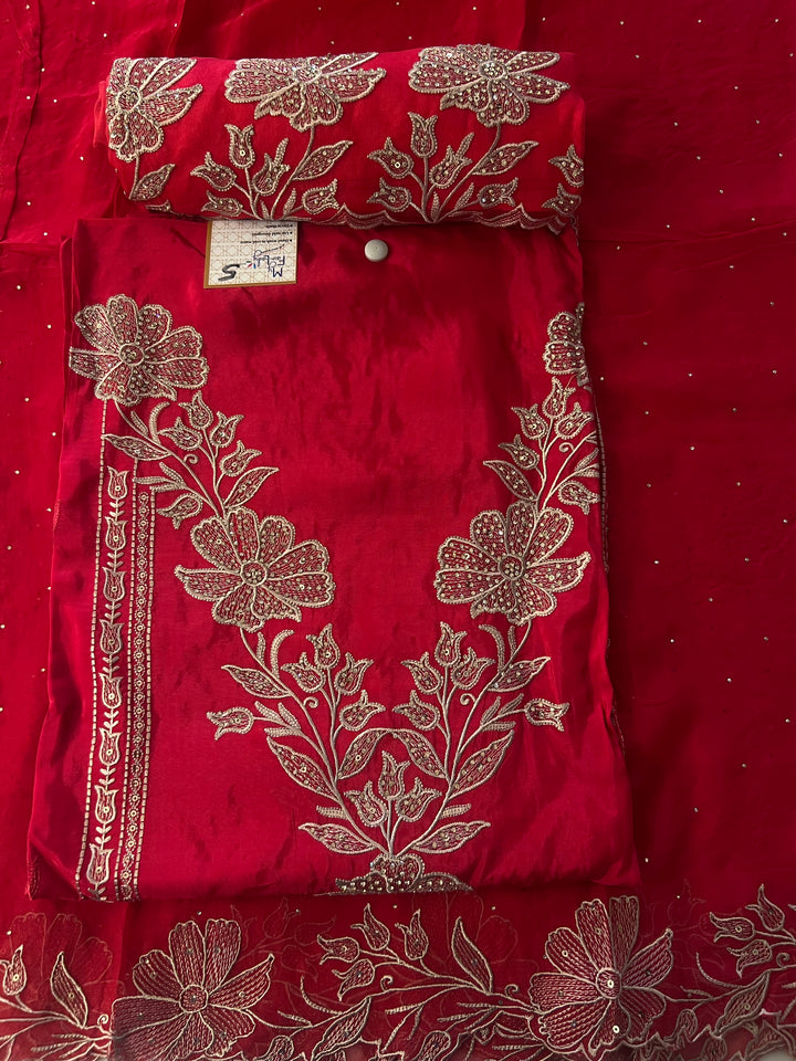 DESIGNER UNSTITCHED DRESS MATERIAL - BTMG05