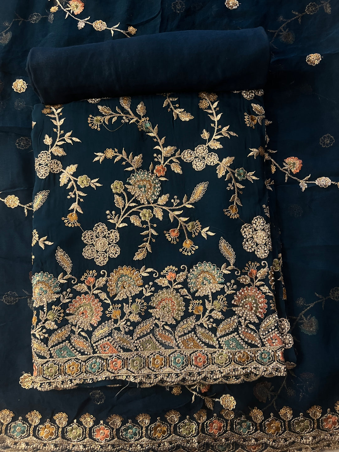 DESIGNER UNSTITCHED DRESS MATERIAL - BTMG02