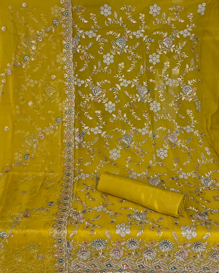 DESIGNER UNSTITCHED DRESS MATERIAL - BTMG02