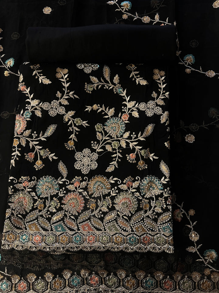 DESIGNER UNSTITCHED DRESS MATERIAL - BTMG02