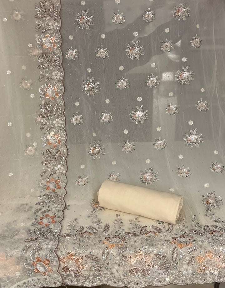 DESIGNER UNSTITCHED DRESS MATERIAL - BTMG03