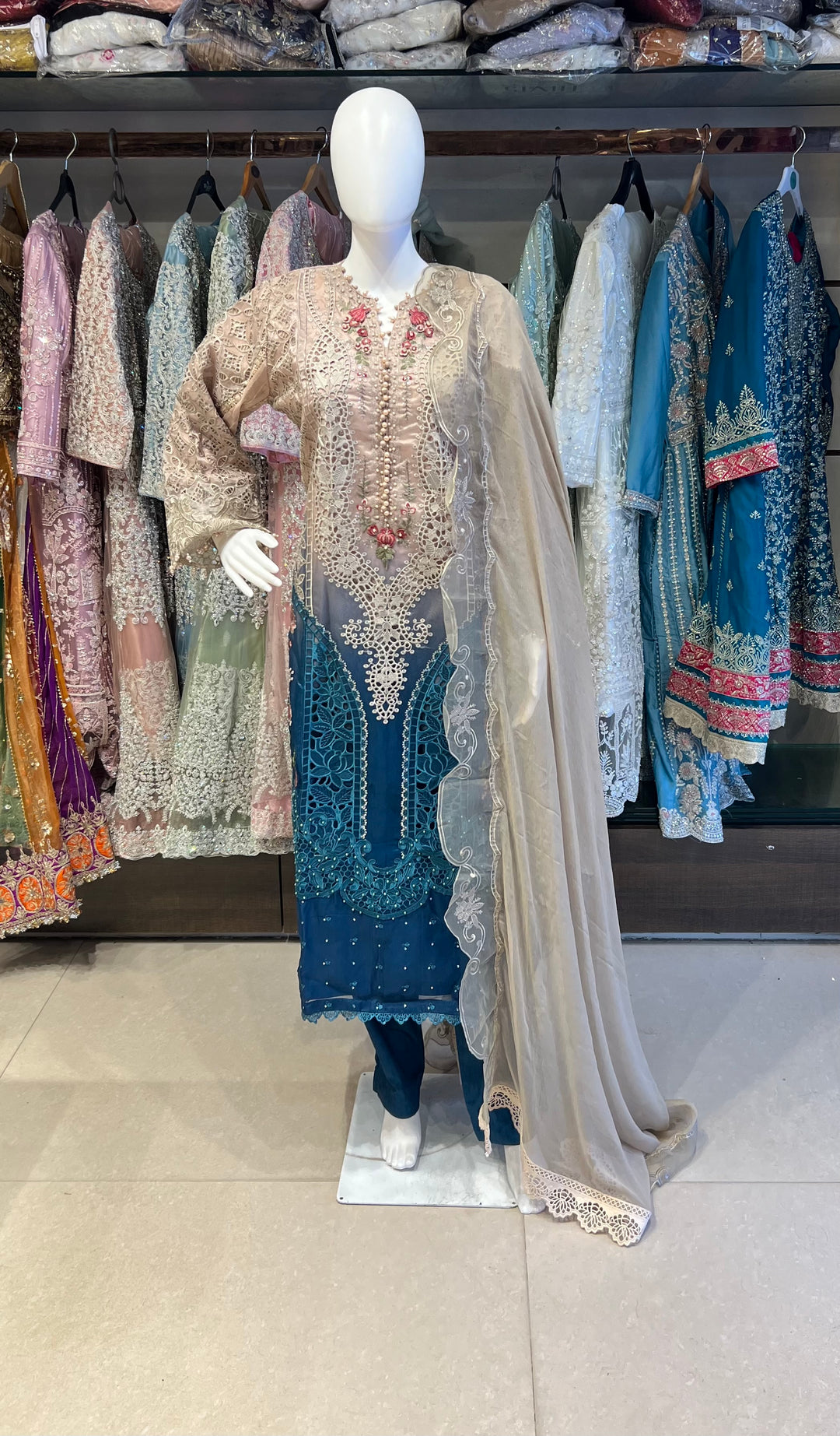PAKISTANI AREEJ DESIGNER SUIT - EJ01