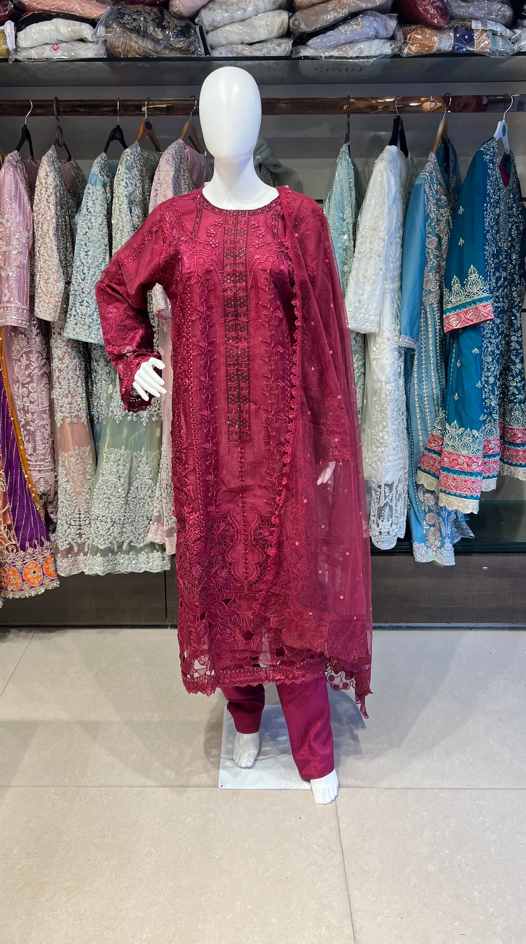 PAKISTANI AREEJ DESIGNER SUIT - EJ01