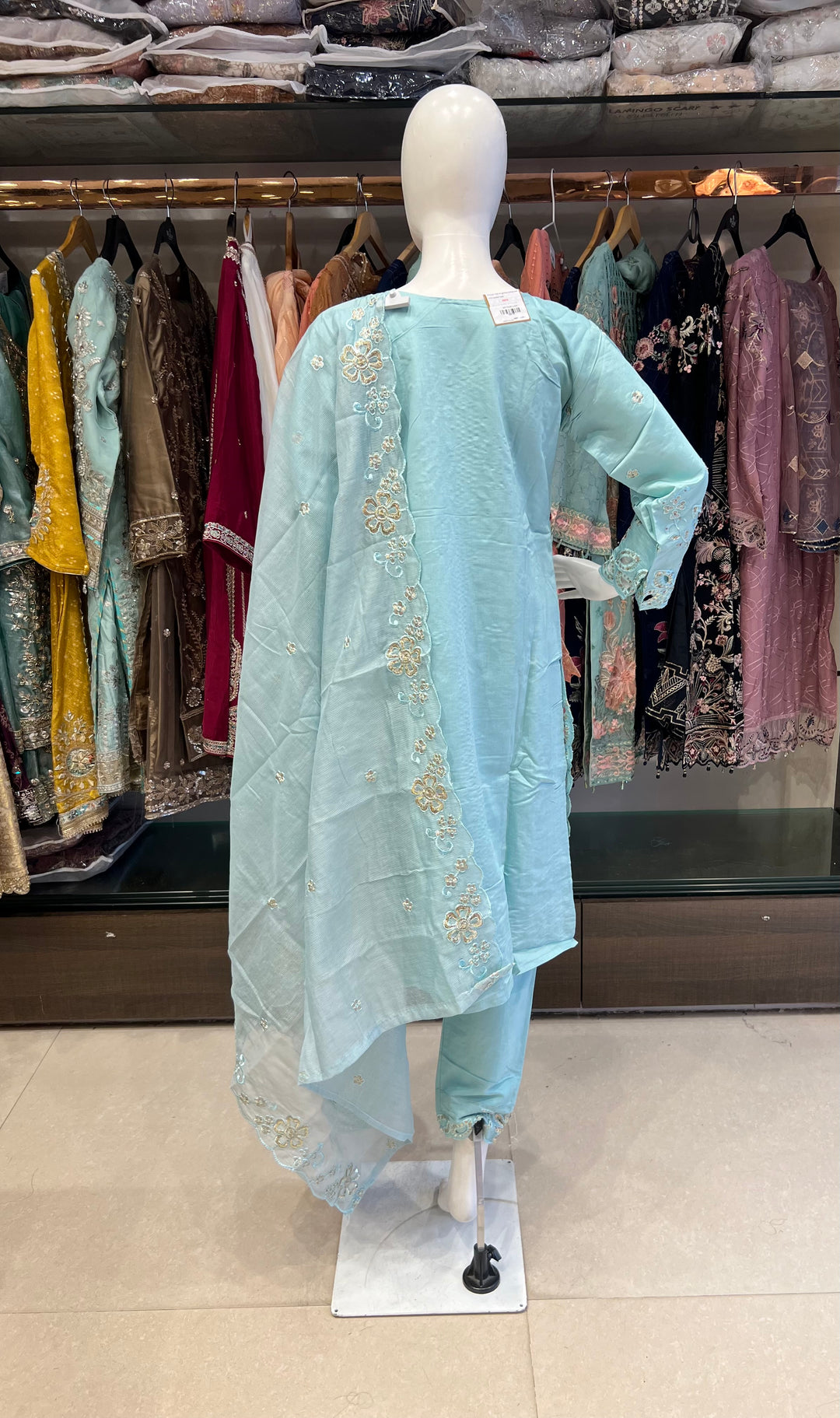 YUSRA EXCLUSIVE DESIGNER OCCASION WEAR SUIT - SBC05