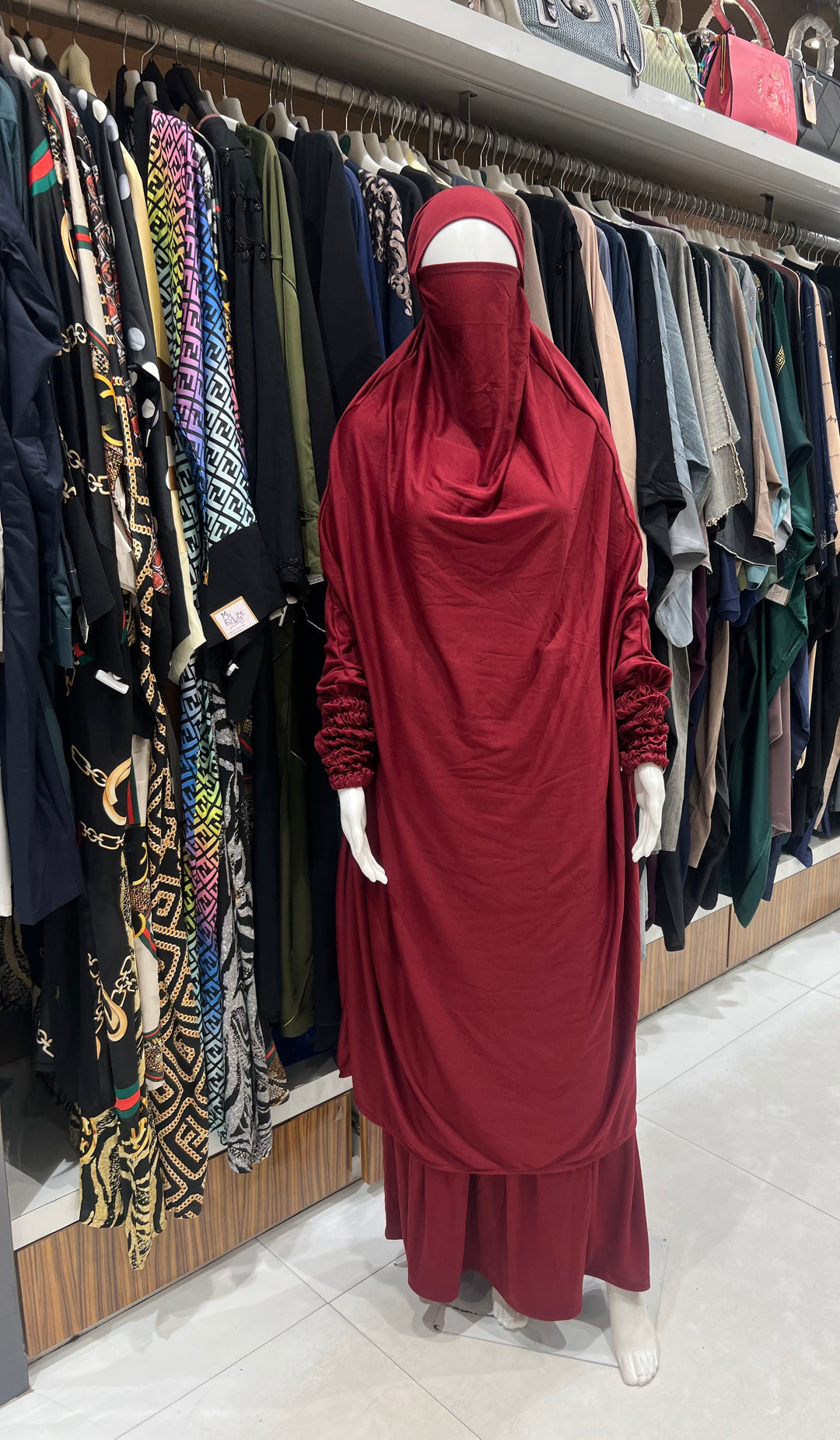 READY MADE TWO PIECE JILBAB FREE SIZE - BJ0037