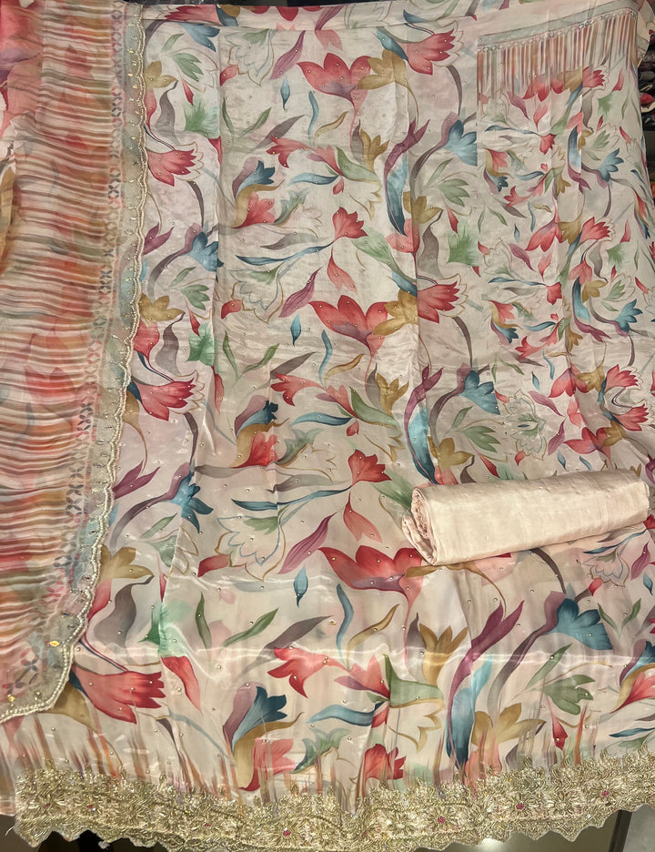 KUSHI DESIGNER UNSTITCHED DRESS MATERIAL-MAMT18