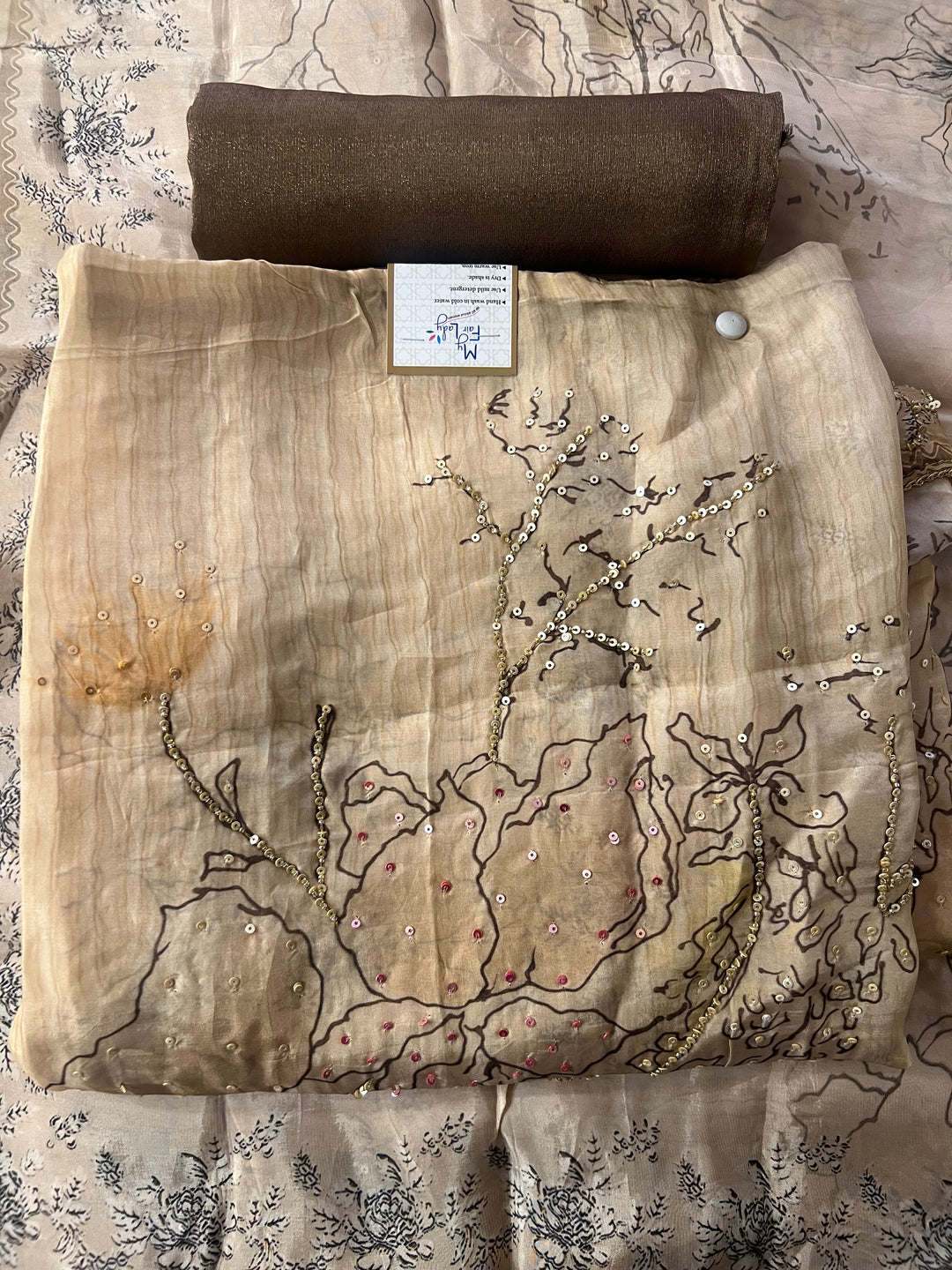 KUSHI DESIGNER UNSTITCHED DRESS MATERIAL-MAMT23