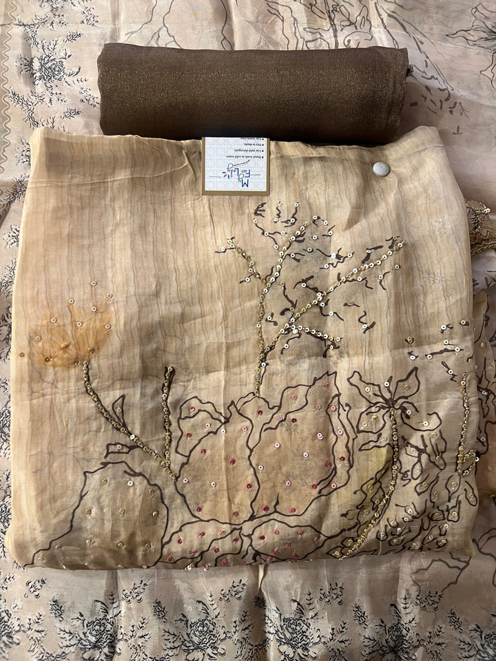 KUSHI DESIGNER UNSTITCHED DRESS MATERIAL-MAMT23