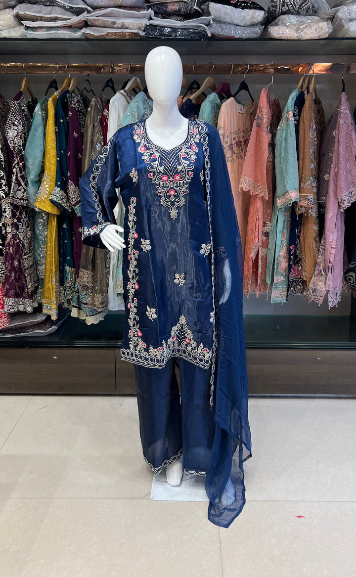 HAWA PREMIUM OCCASION WEAR DESIGNER  SUIT - NIKF07
