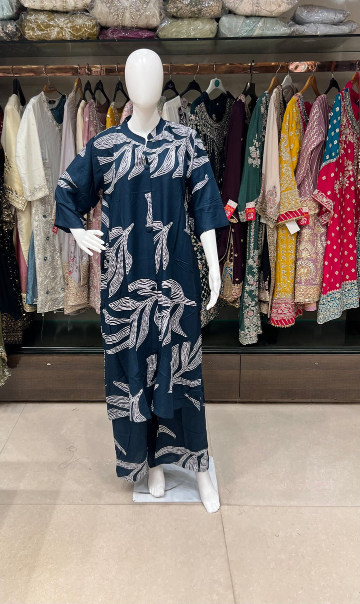 DESIGNER CO-ORD SET {PLUS SIZE 3,4,5 XL} - IKMH03
