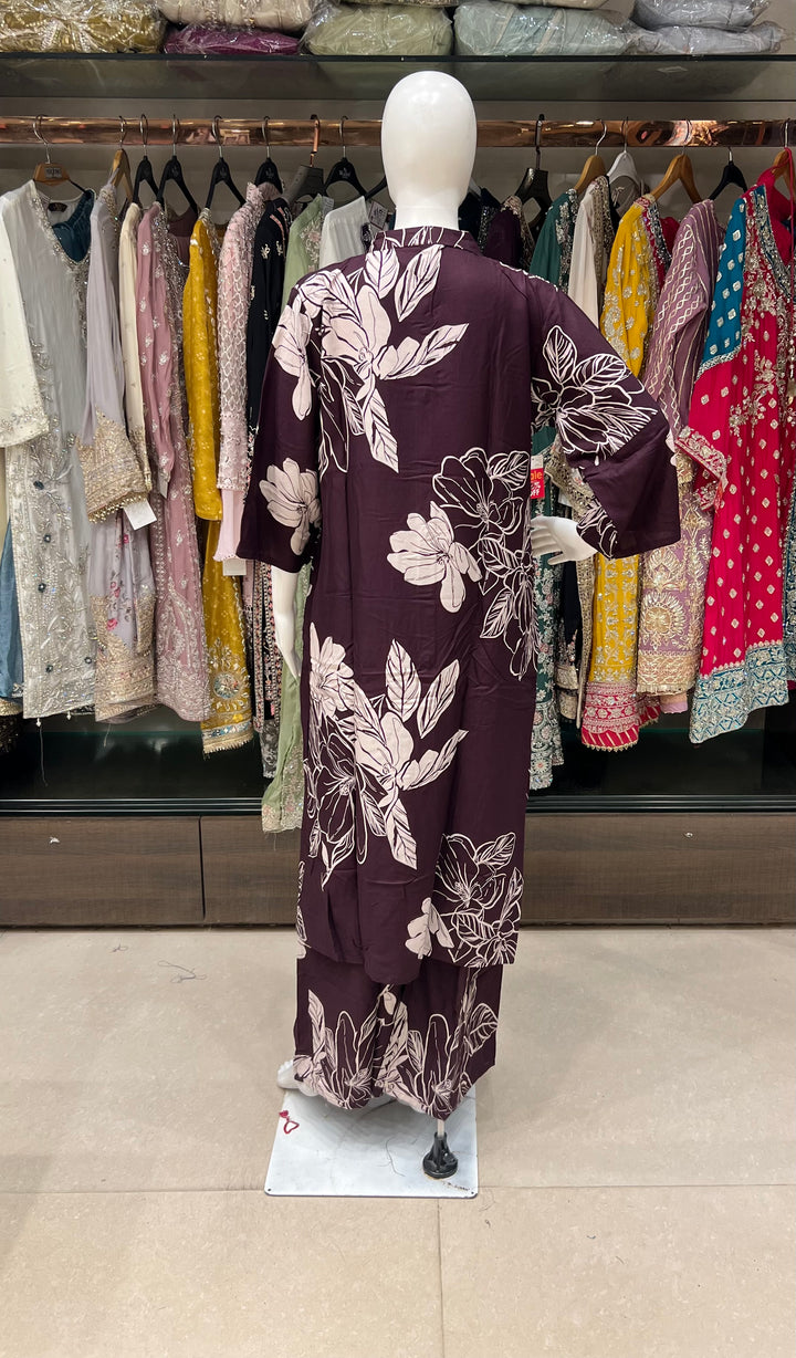 DESIGNER CO-ORD SET PLUS SIZE { 3,4,5 XL } - IKMH03