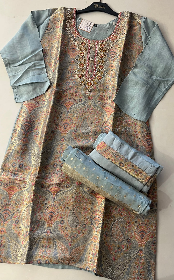 EMBROIDERY WORK DESIGNER SUIT - IKFW01