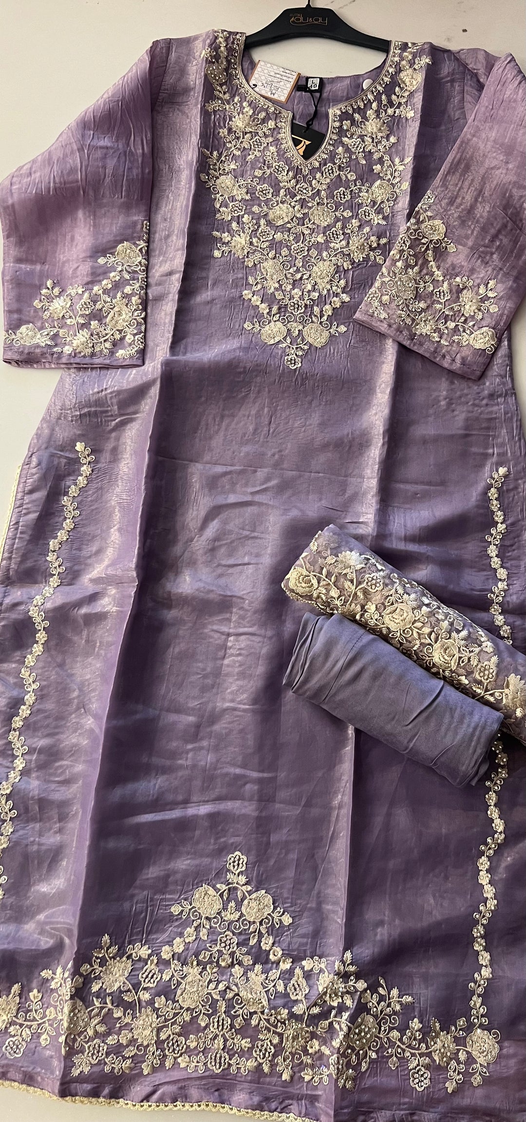 ZARDOSI WORK DESIGNER SUIT - IKFH06