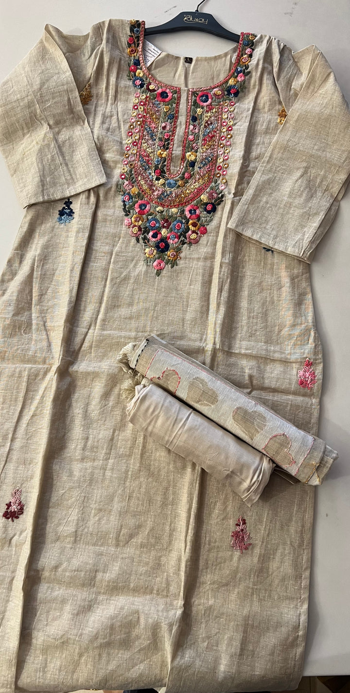 EMBROIDERY WORK DESIGNER SUIT - IKFW07