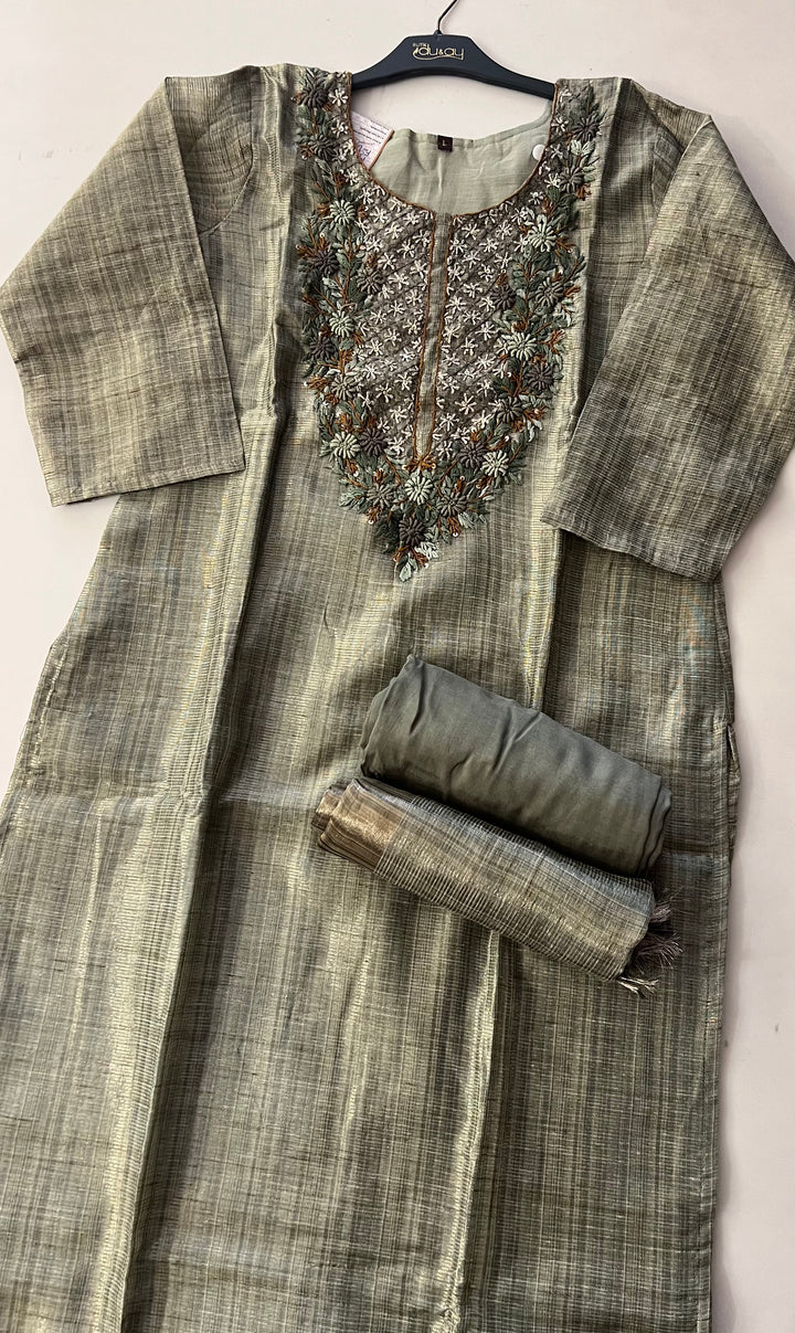 ZARI WORK DESIGNER SUIT- IKFW05