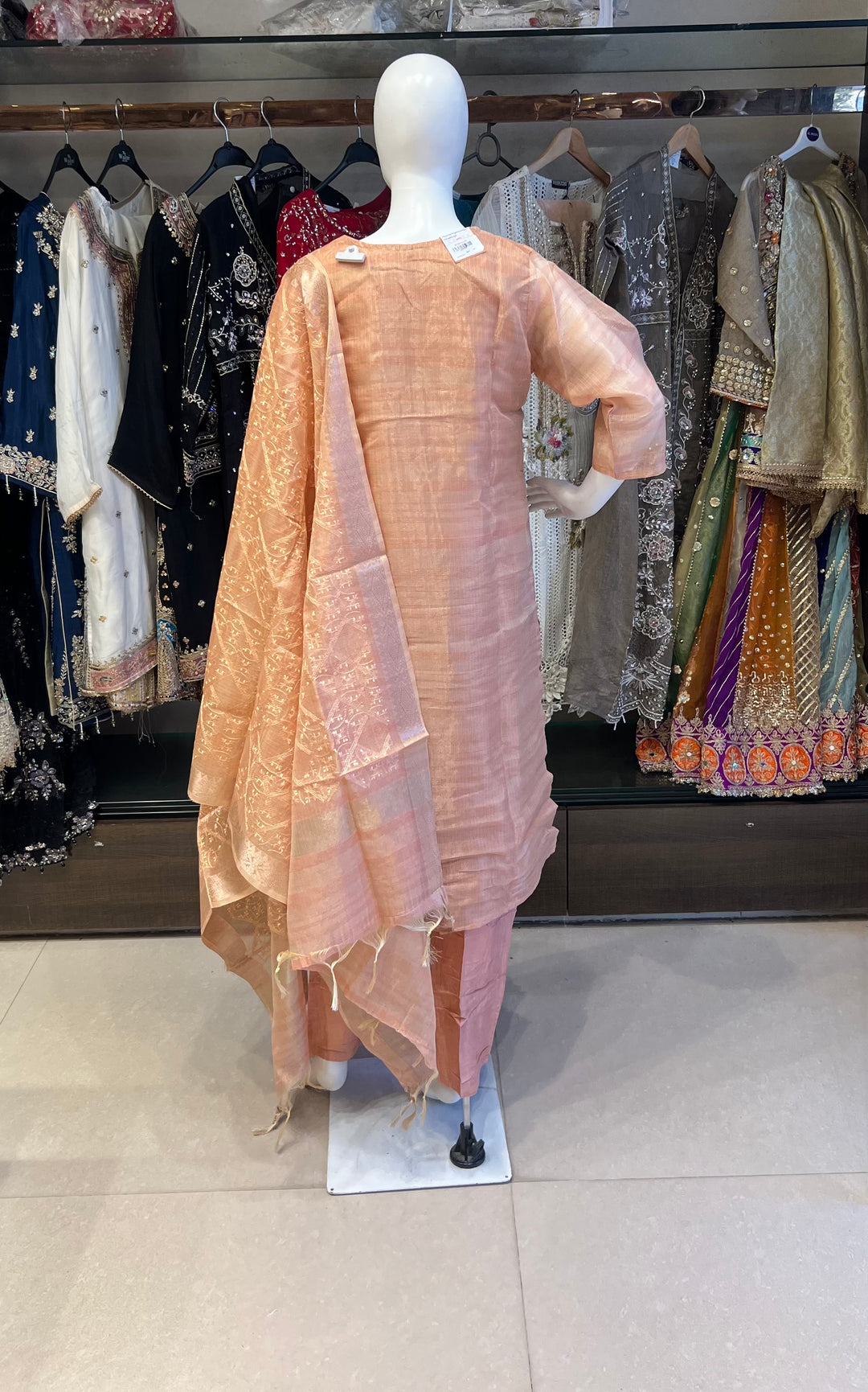 ZARI WORK DESIGNER SUIT- IKFW06
