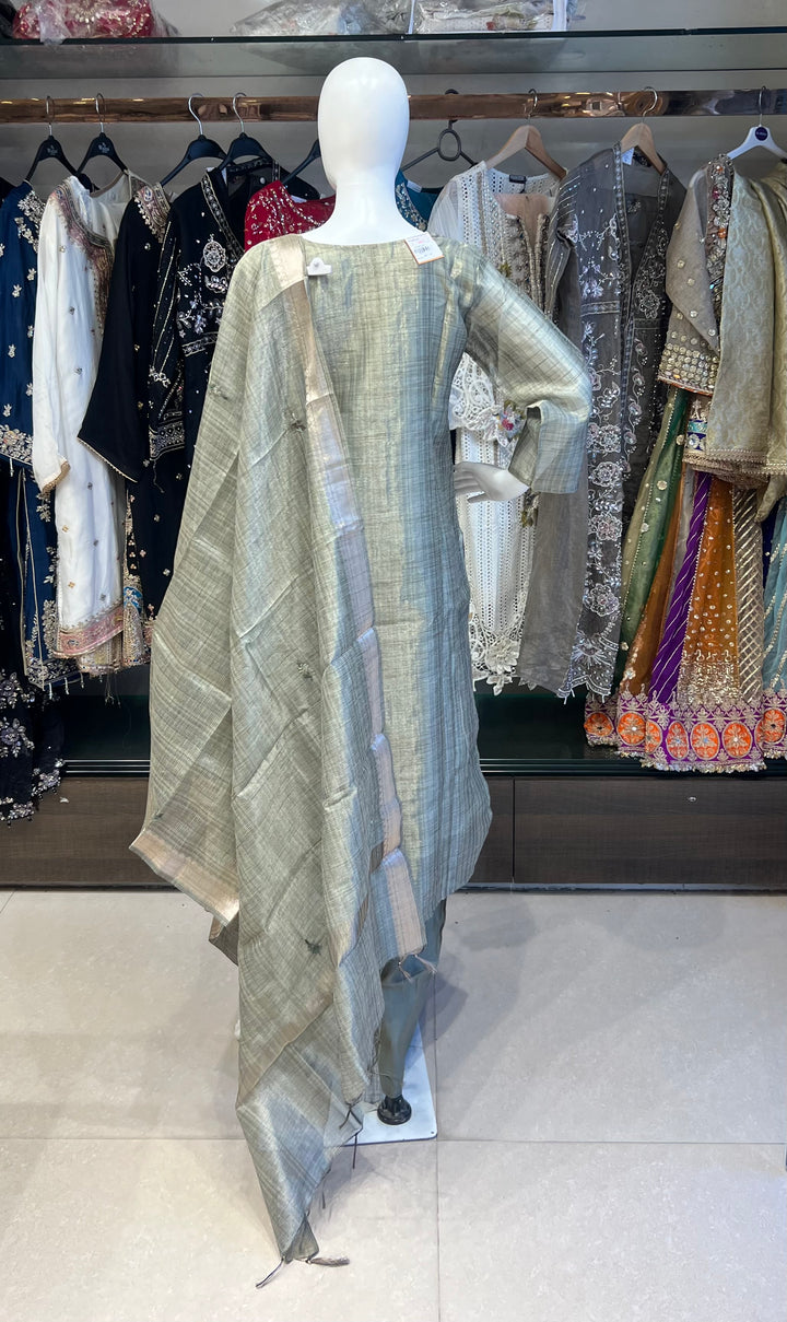 ZARI WORK DESIGNER SUIT- IKFW05