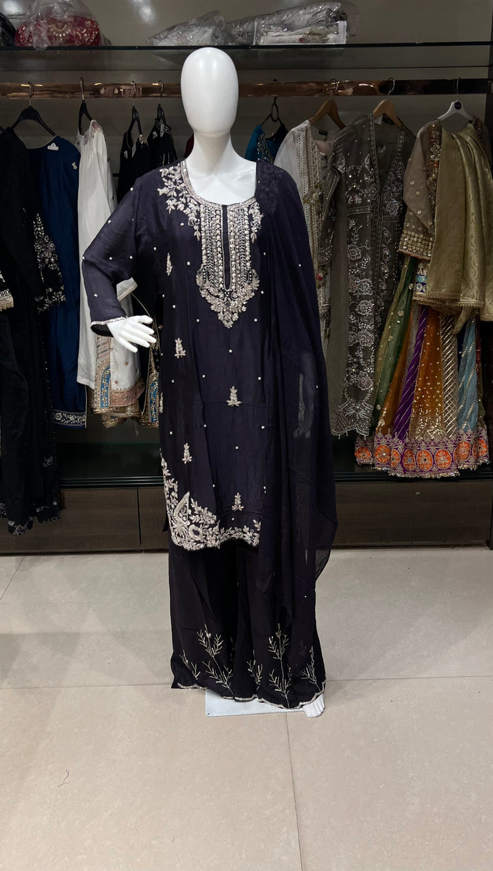 EMBROIDARY WORK DESIGNER SUIT - IKFX01