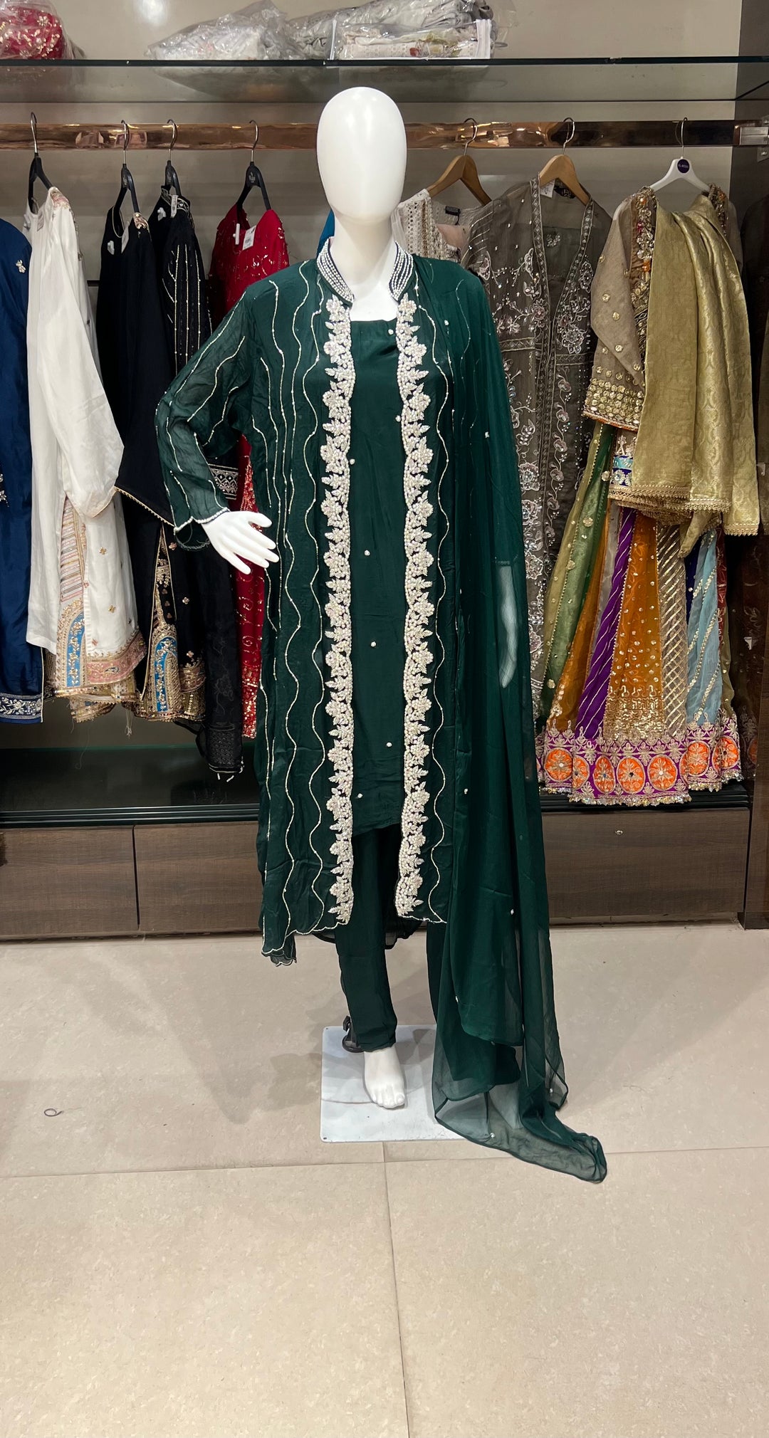 EMBROIDARY WORK DESIGNER SUIT - IKFX05