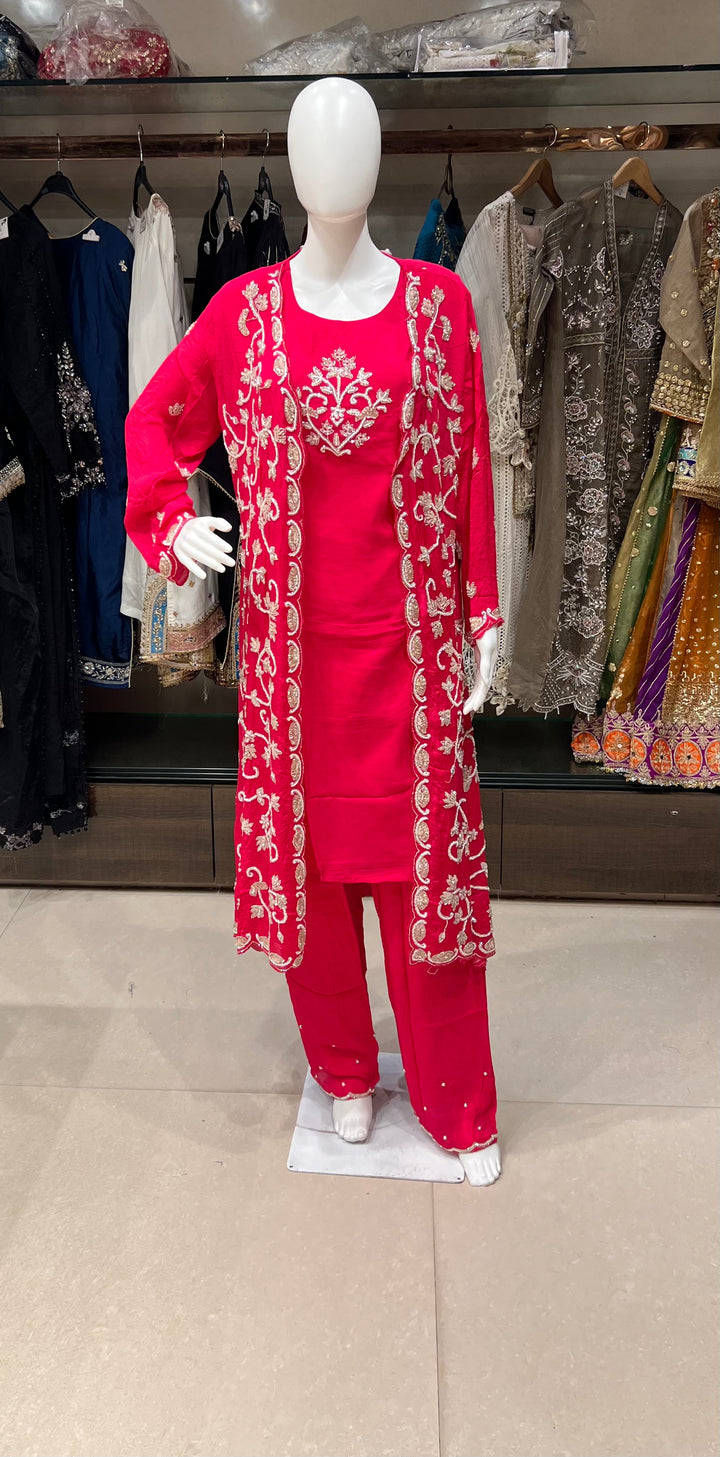 EMBROIDARY WORK DESIGNER SUIT - IKFX06
