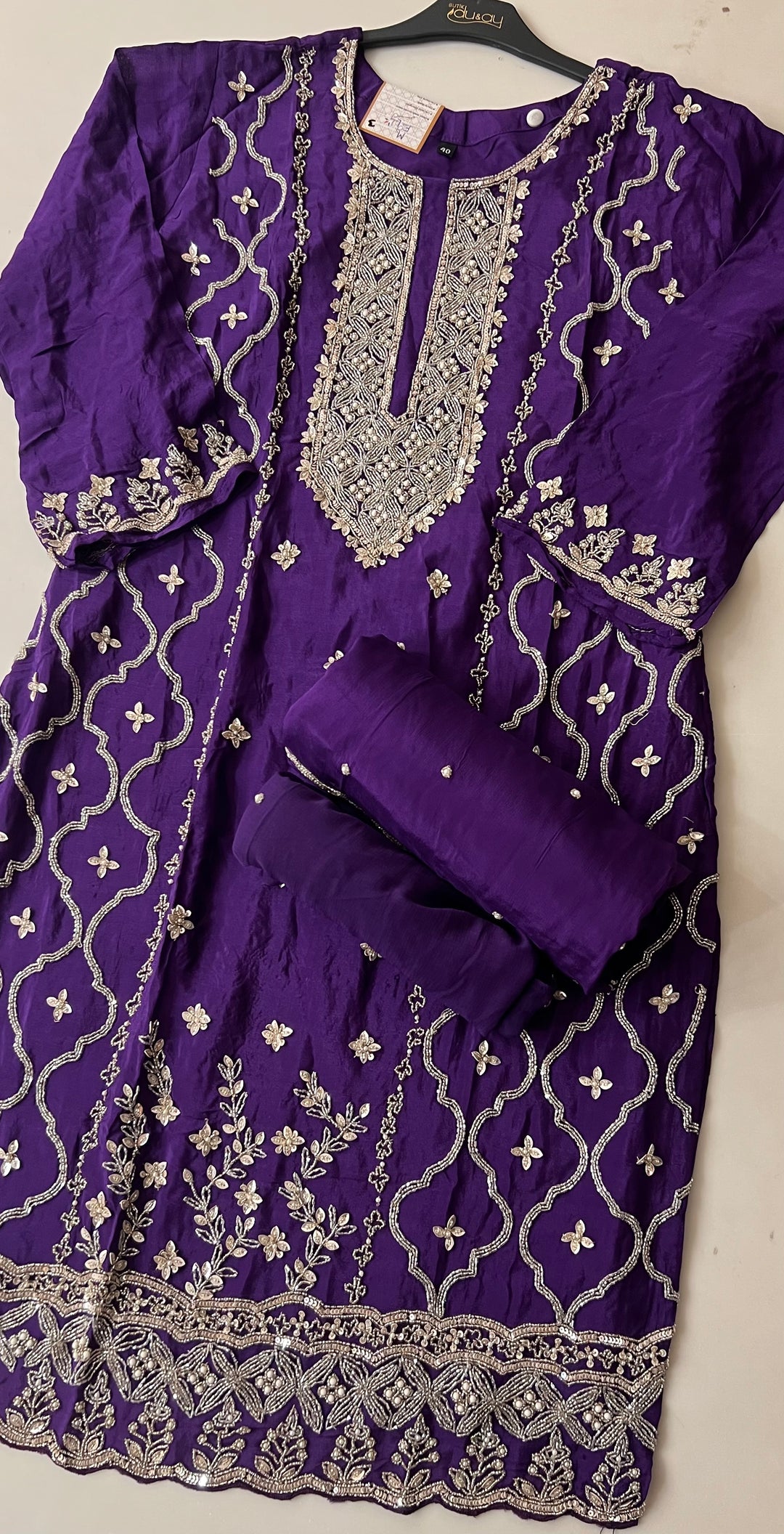 EMBROIDARY WORK DESIGNER SUIT - IKFX03