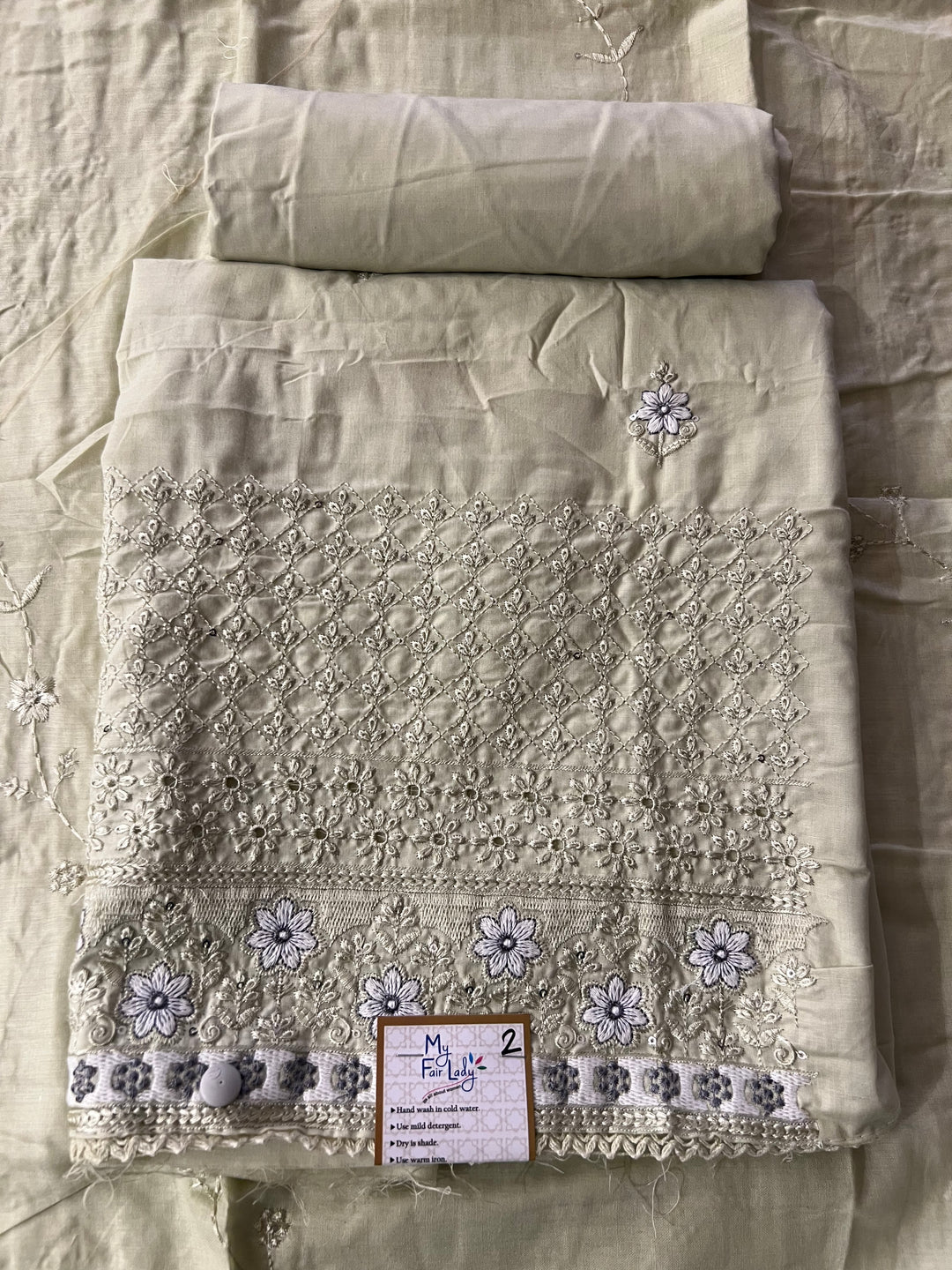 DESIGNER UNSTITCHED DRESS MATERIAL-IKIJ02
