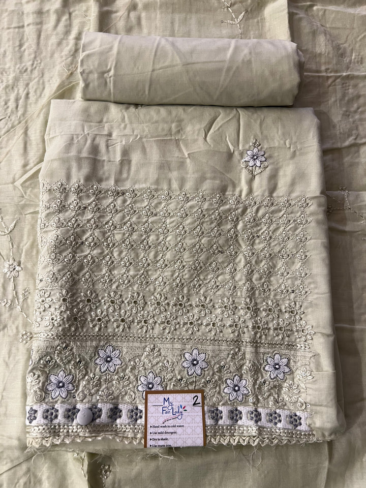 DESIGNER UNSTITCHED DRESS MATERIAL-IKIJ02