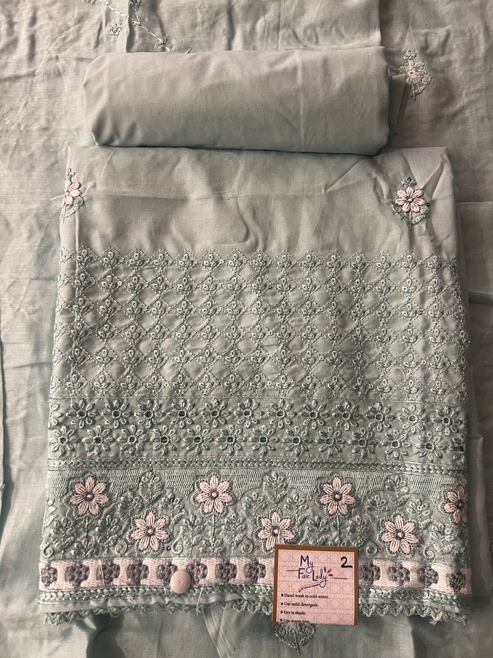 DESIGNER UNSTITCHED DRESS MATERIAL-IKIJ02